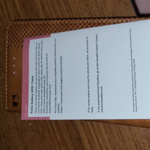 CINCINNATI REDS GALAXY S20+    FOLIO CASE - Picture 5 of 7